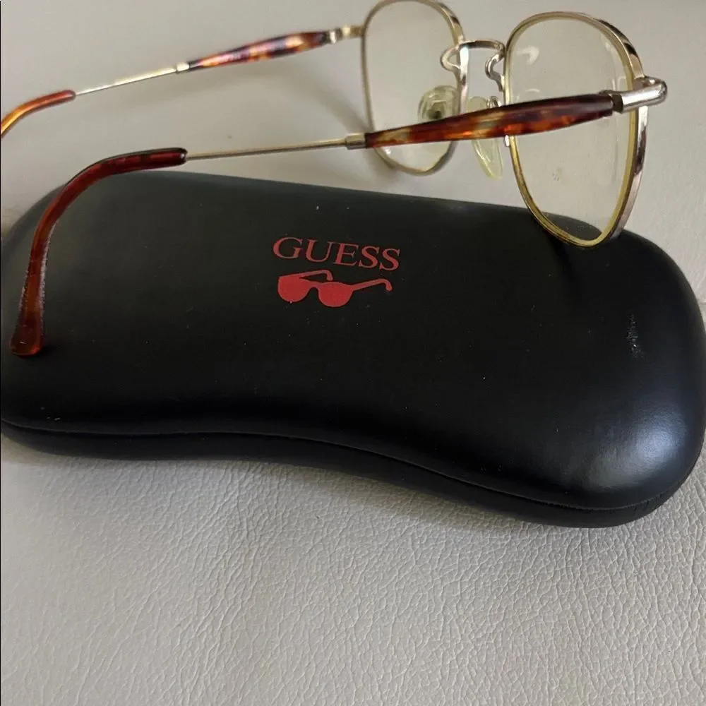 AUTHENTIC GUESS GU 256 Japan Frame Tortoise